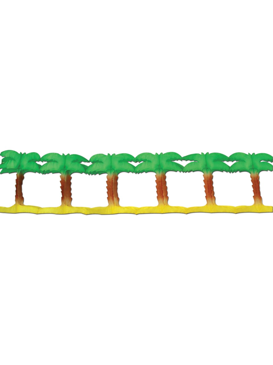 Tropical Hawaiian Luau Palm Tree Garland Hanging Wall Party Decoration